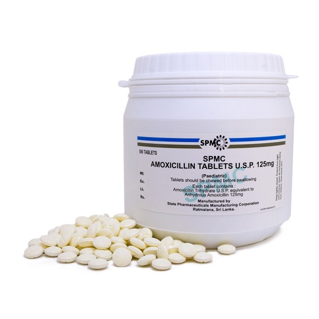 Amoxiciilin Tablets USP 125 mg