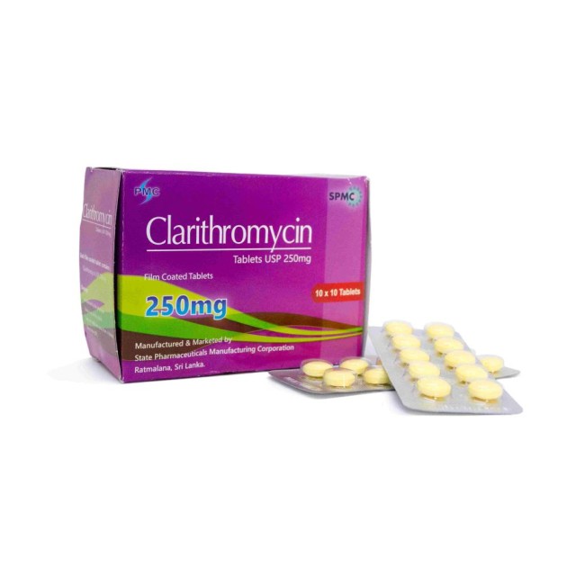  Clarithromycin Tablets USP 250 mg ( Blister)