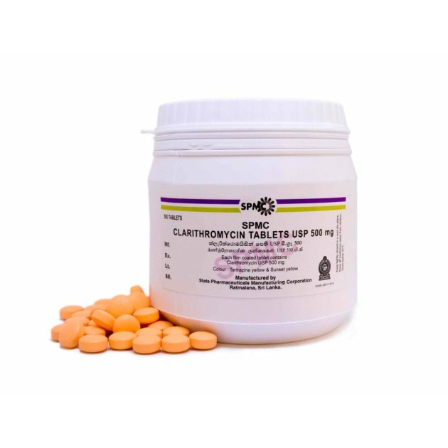 Clarithromycin Tablets USP 500 mg