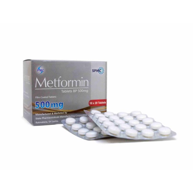  Metformin Tablets BP 500 mg (Blister)