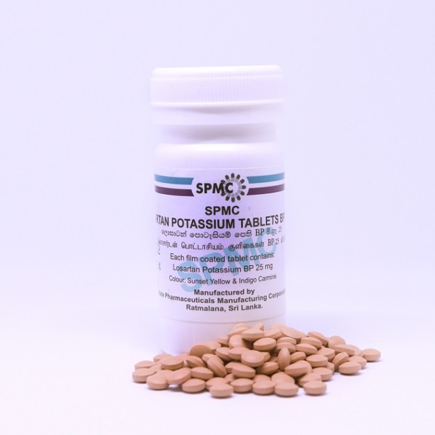 Losartan Potassium Tablets BP 25 mg