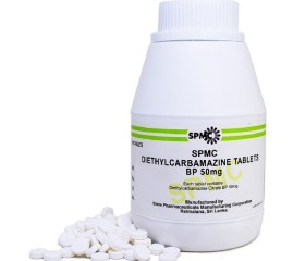 Diethylcarbamazin Tablets BP 50 mg